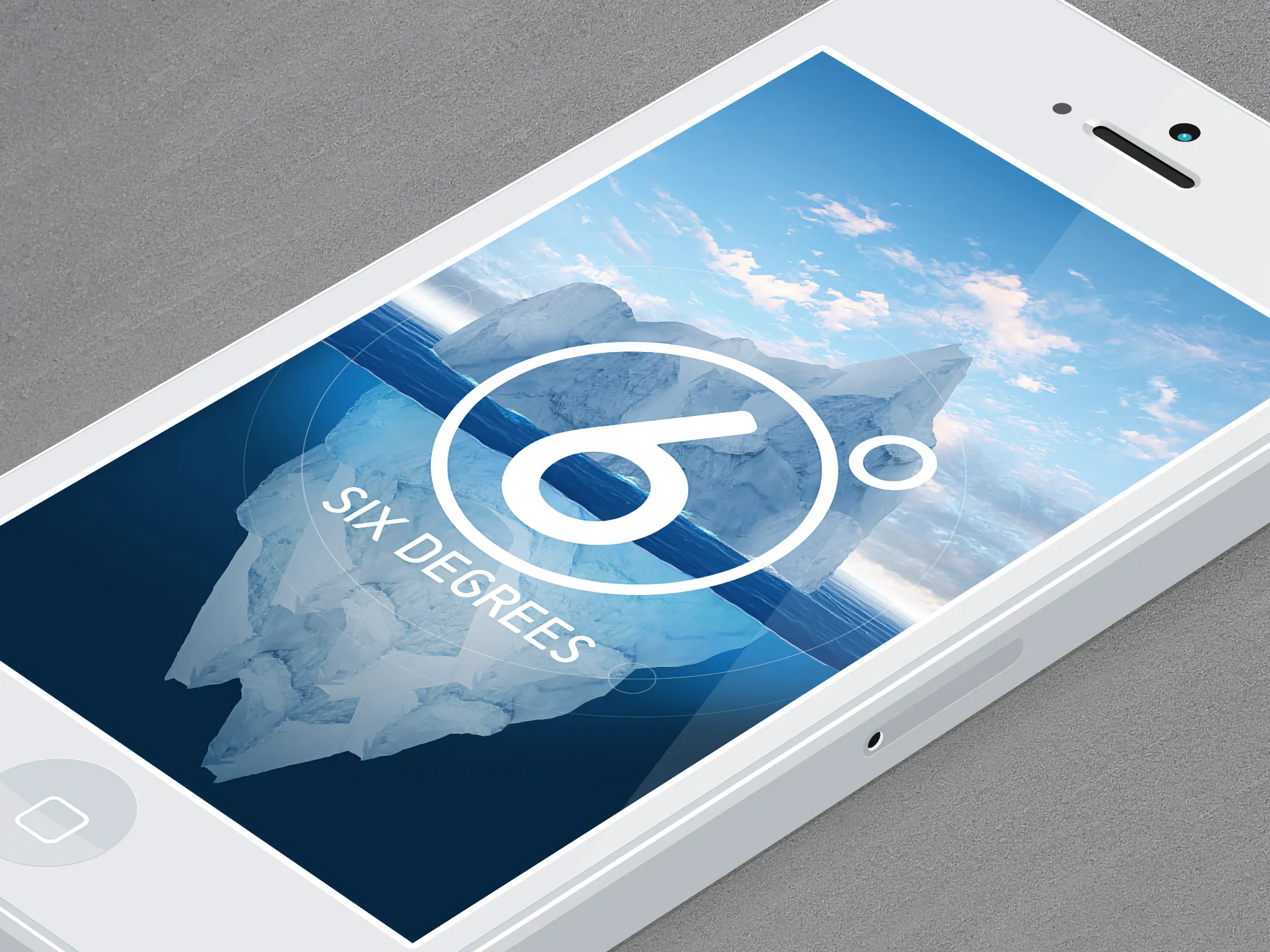 6 degrees icebreaking app concept