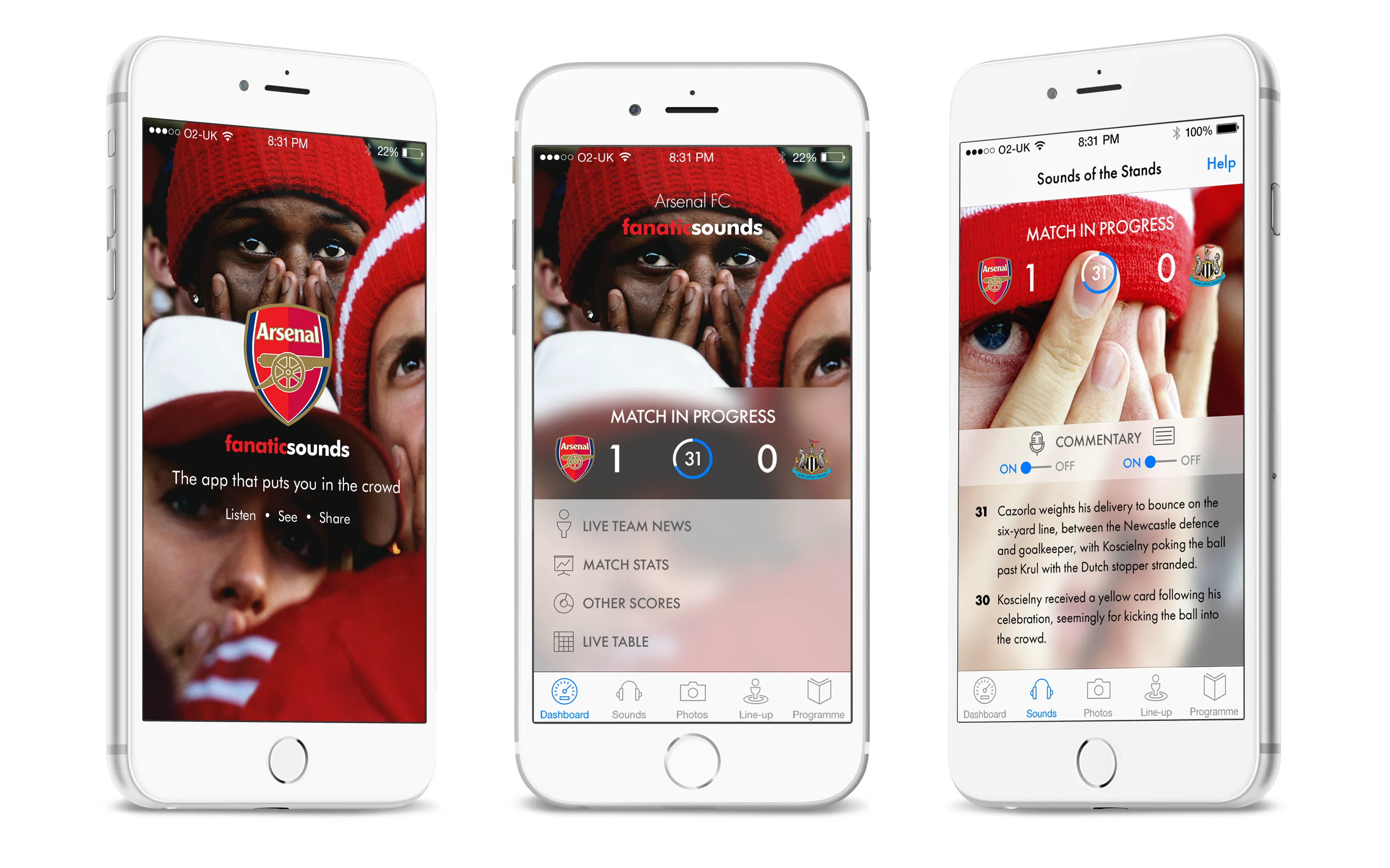 Fanatic Sounds app proposal