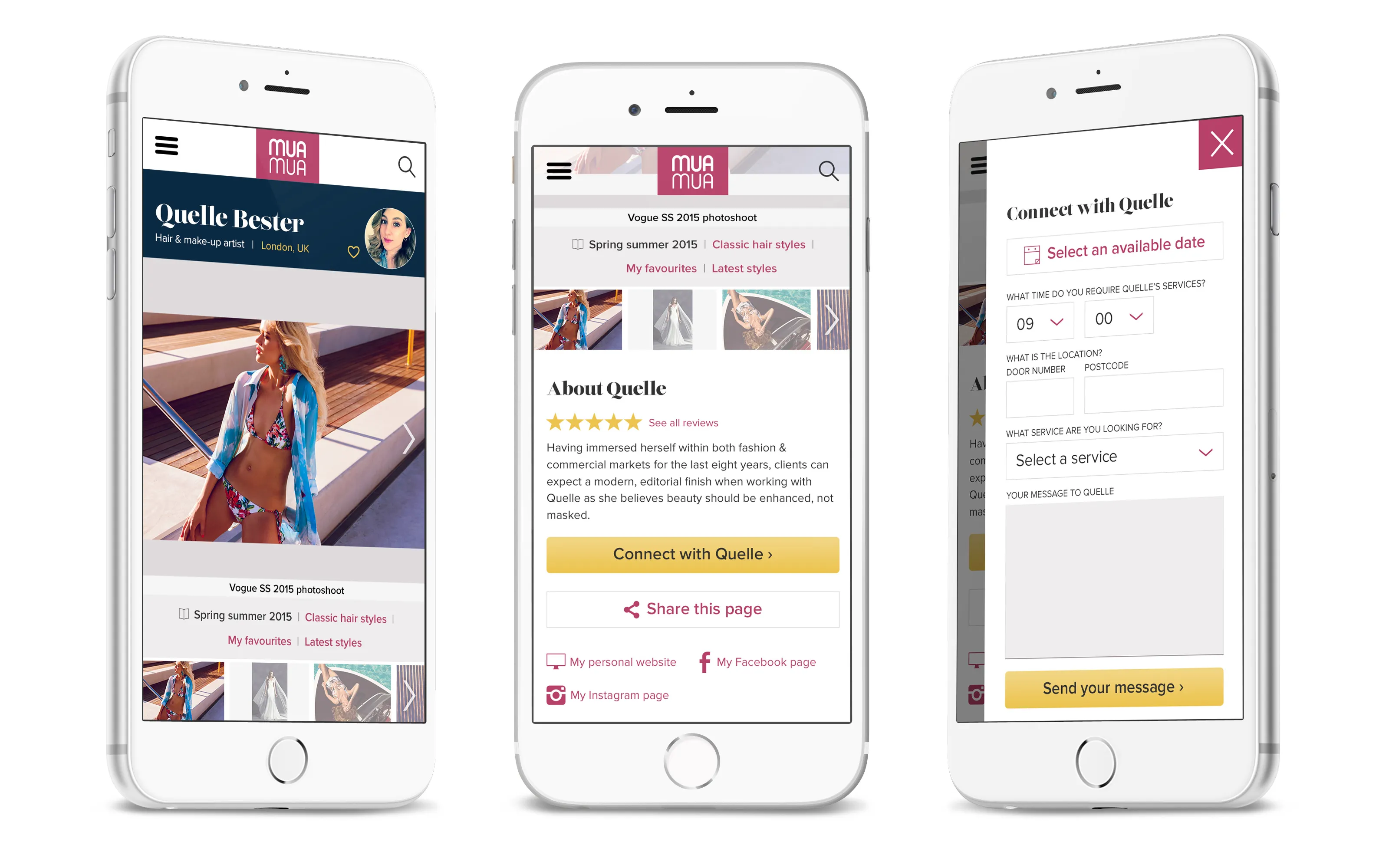 MuaMua web app
