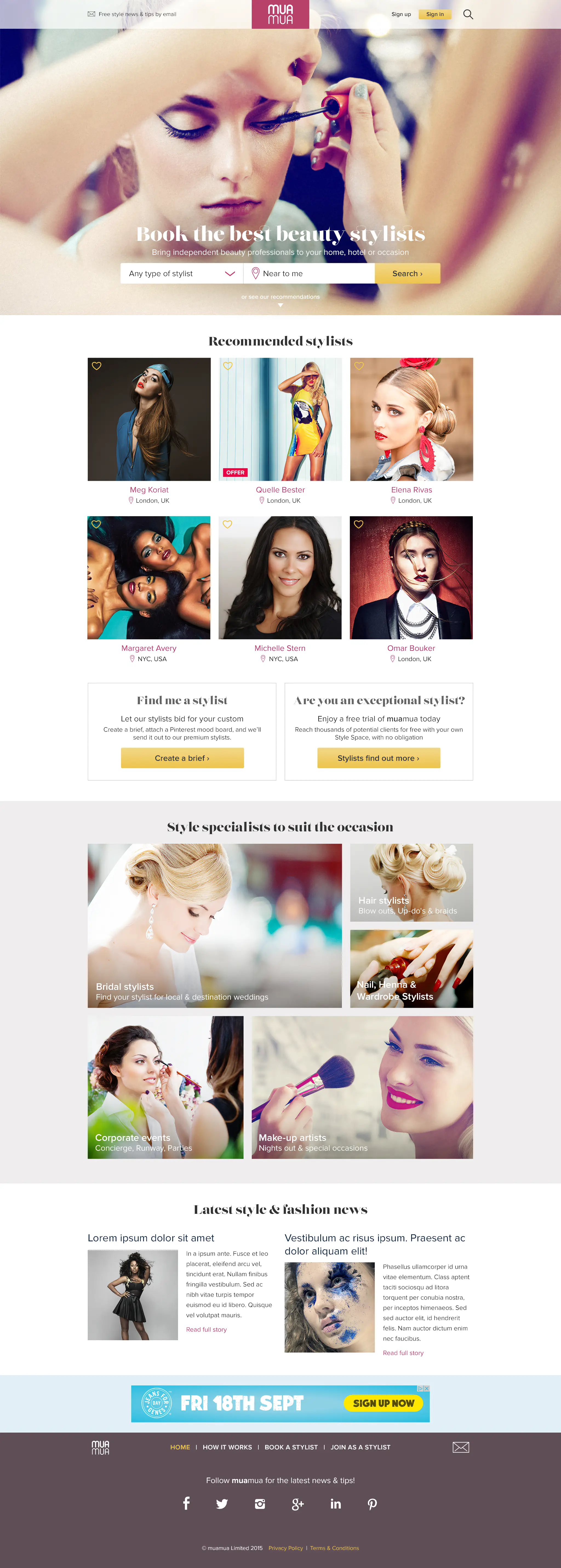 MuaMua web app
