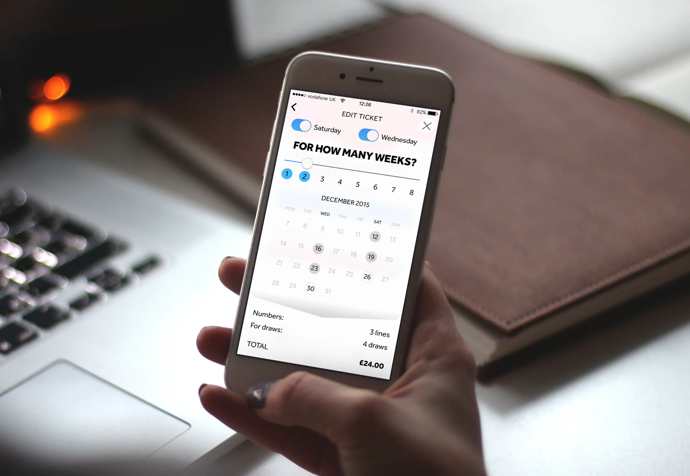 National Lottery future vision app