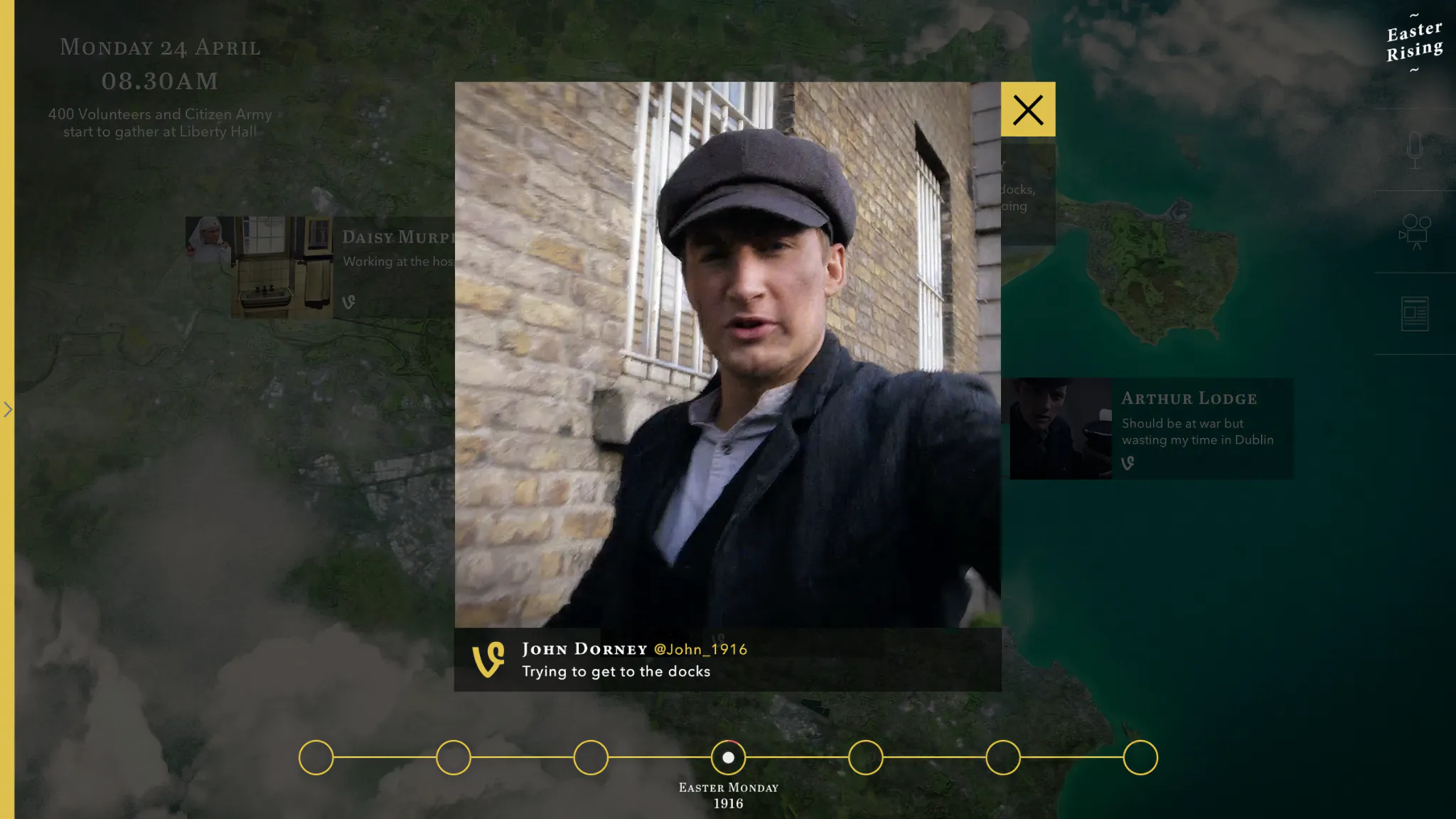 Easter Rising 1916 immersive experience