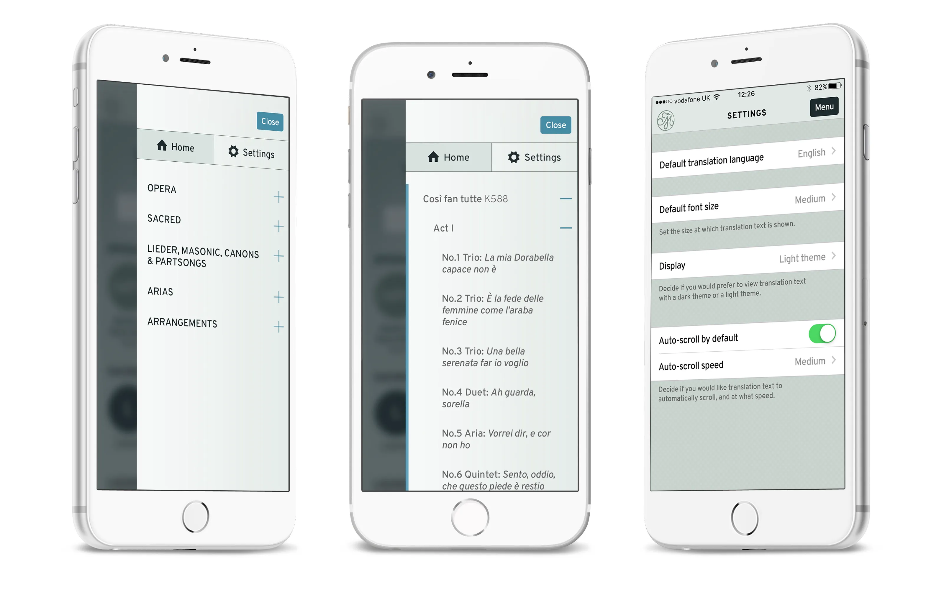 Mozart 225 app
