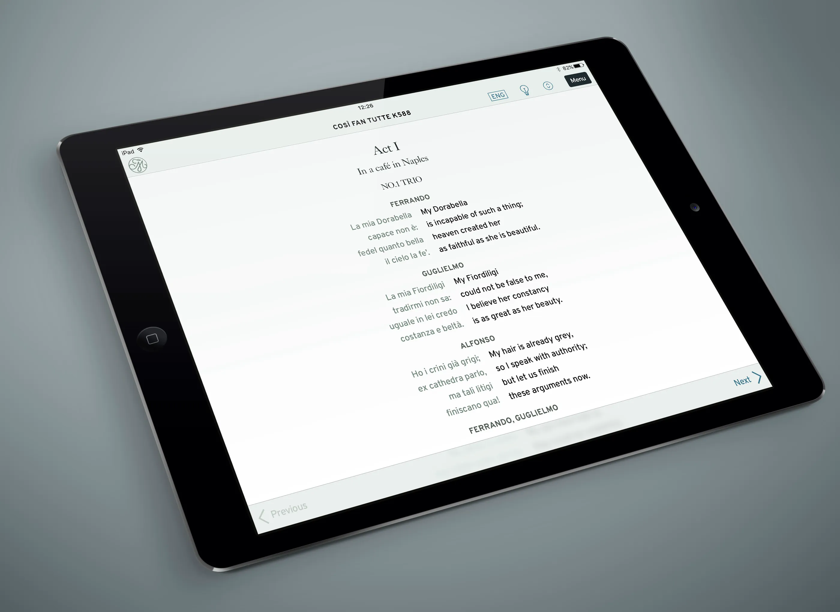 Mozart 225 tablet app