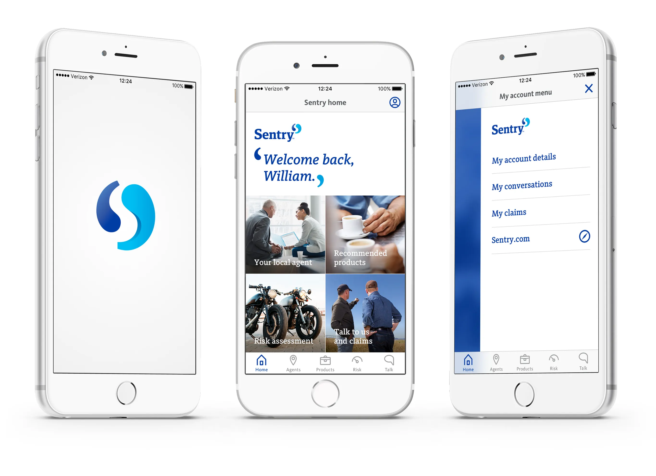 Sentry Insurance app concept