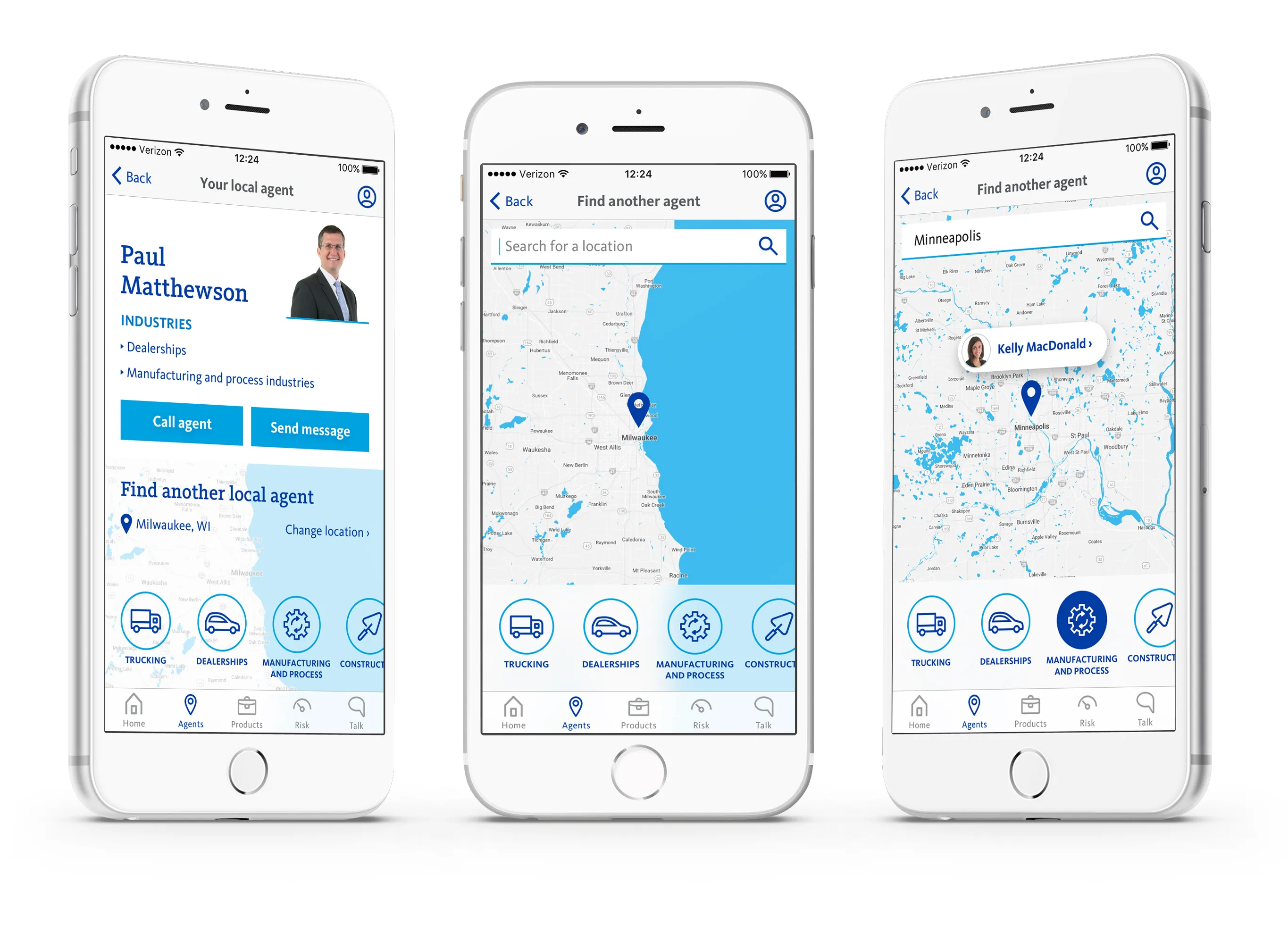Sentry Insurance app concept